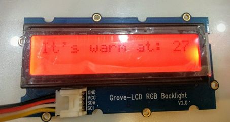 Temperature is greater than 27 degrees